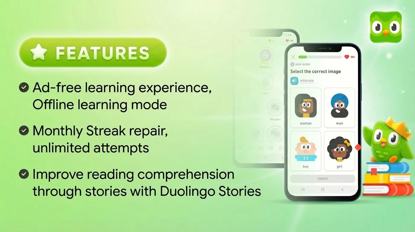 Duolingo Super - Official Personal Upgrade - Buy Duolingo Super - Official Personal Upgrade cheap at EmpireTech - Image 2