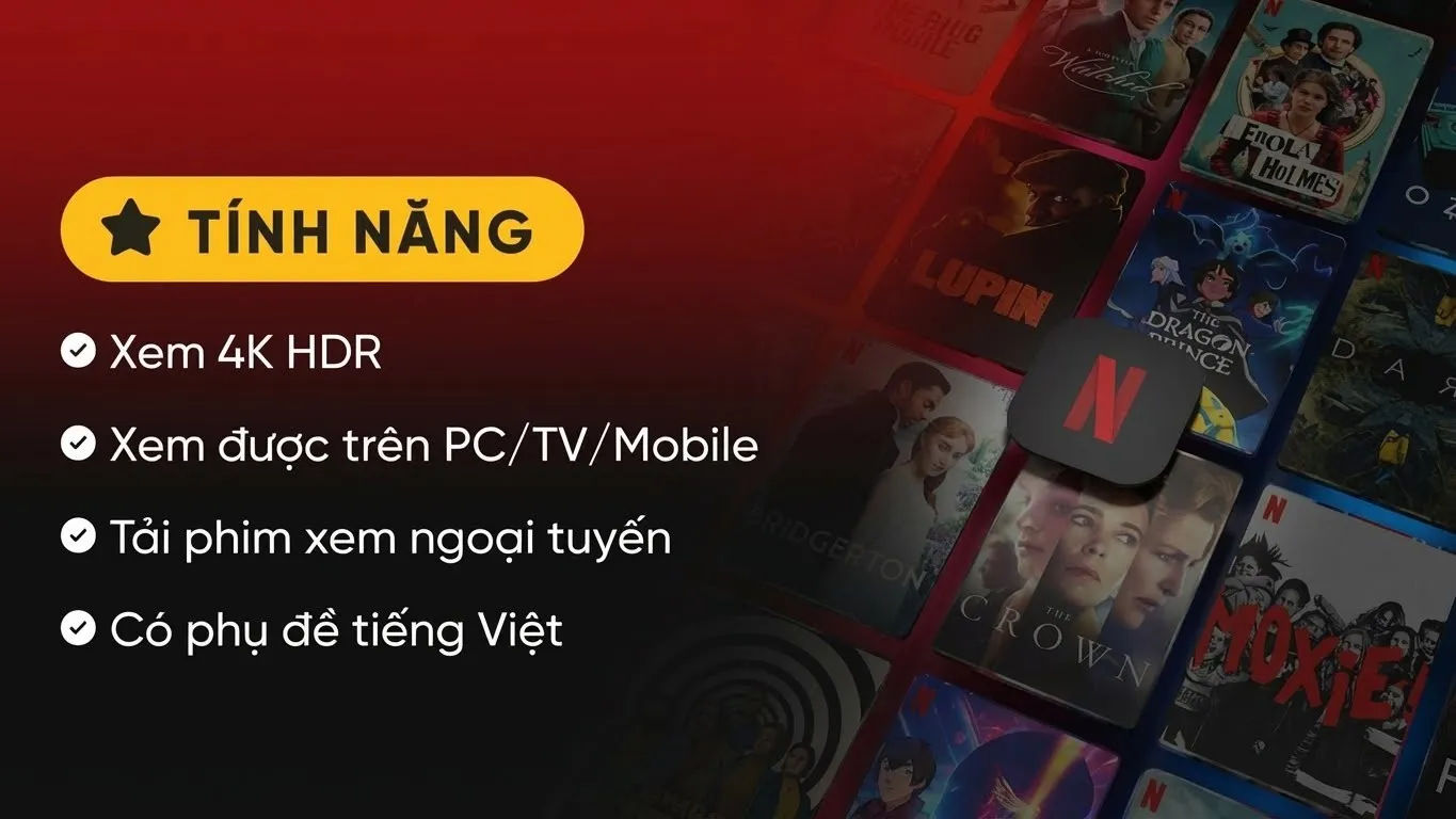 Netflix Premium - Tài khoản tạo sẵn - Mua Netflix Premium - Tài khoản tạo sẵn giá rẻ uy tín tại EmpireTech - Hình 2