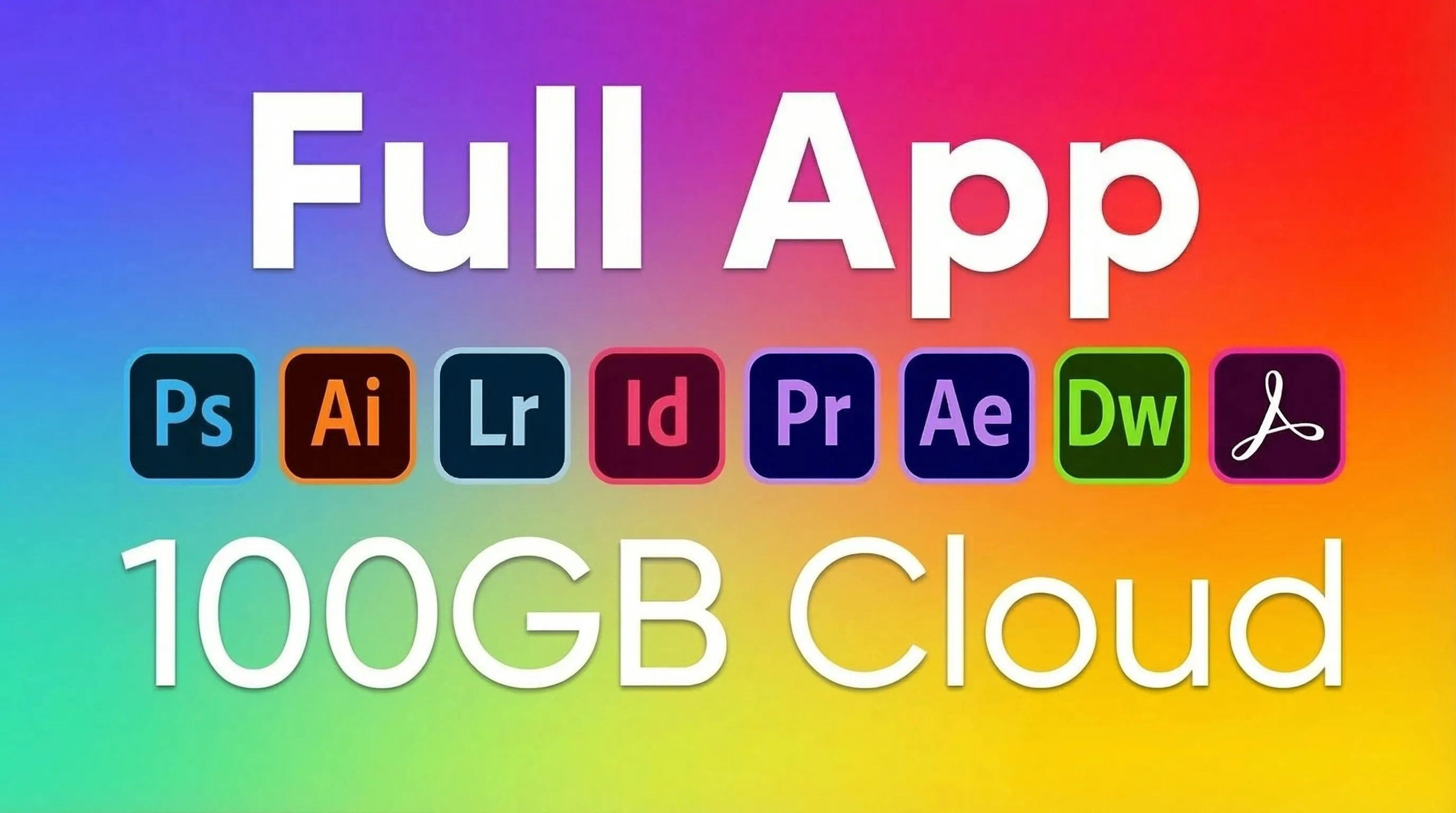 Full App thiết kế Adobe 100GB Cloud - Tài khoản tạo sẵn - Mua Full App thiết kế Adobe 100GB Cloud - Tài khoản tạo sẵn giá rẻ uy tín tại EmpireTech
