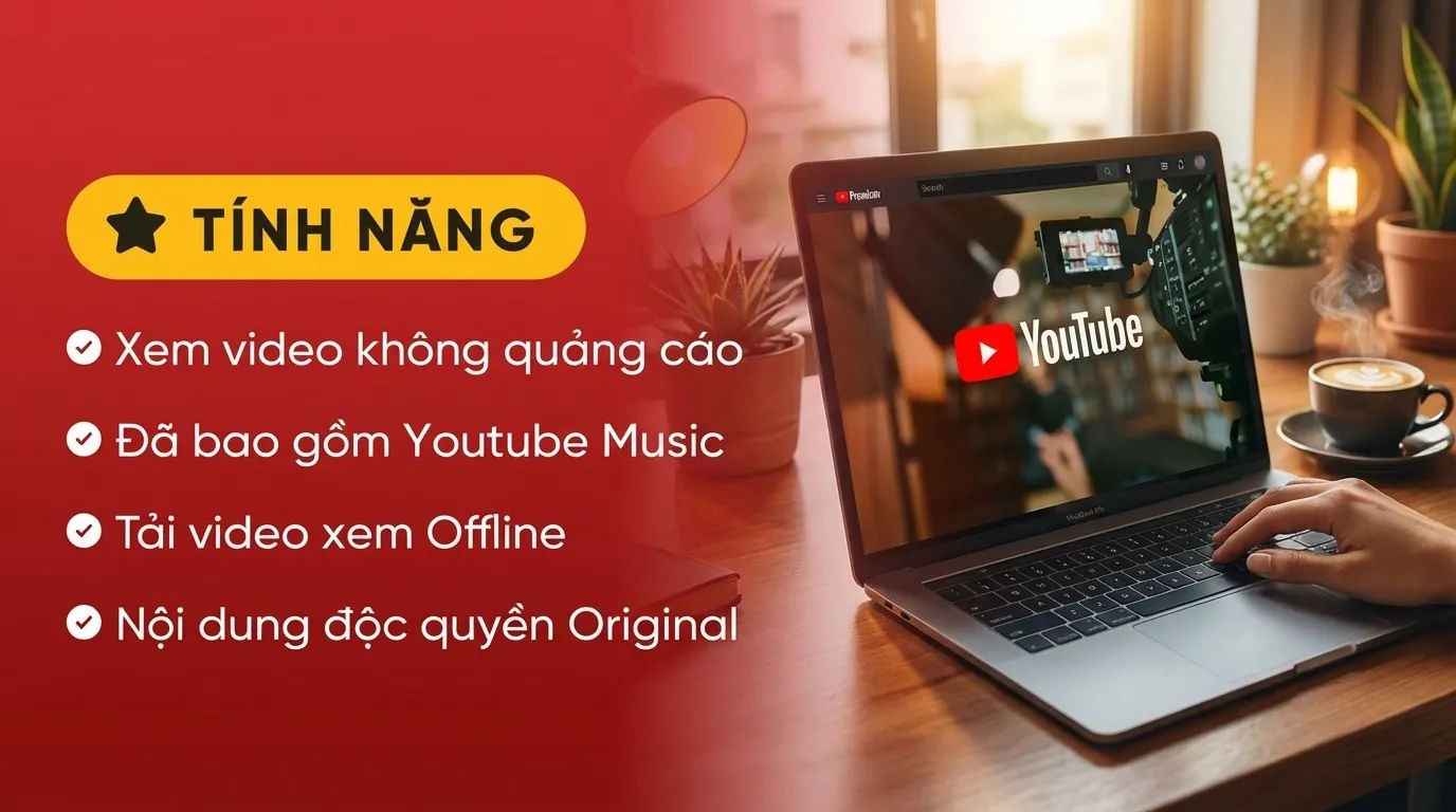 YouTube Premium + YouTube Music - Nâng cấp chính chủ - Mua YouTube Premium + YouTube Music - Nâng cấp chính chủ giá rẻ uy tín tại EmpireTech - Hình 2