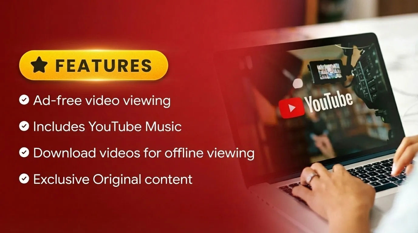 YouTube Premium + YouTube Music - Official Personal Upgrade - Buy YouTube Premium + YouTube Music - Official Personal Upgrade cheap at EmpireTech - Image 2