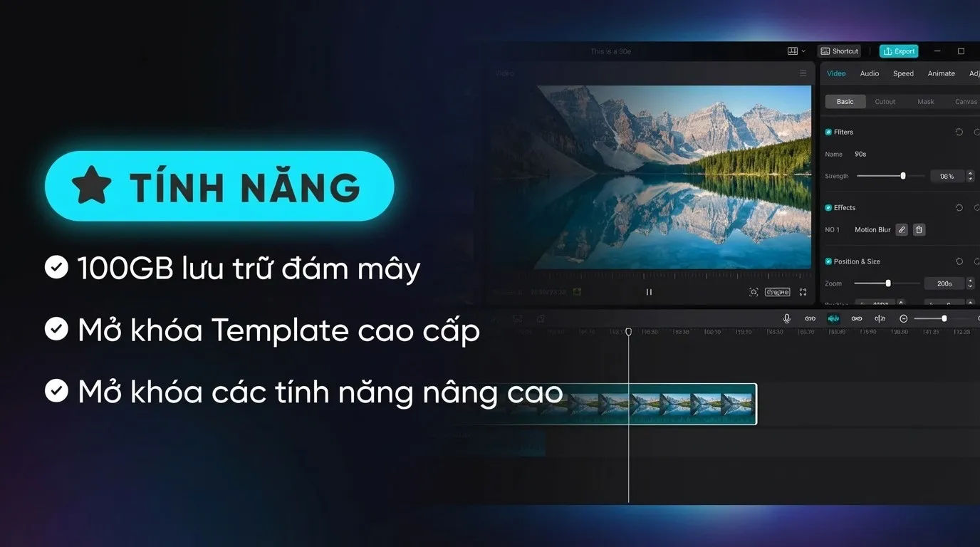 CapCut Pro - Tài khoản tạo sẵn - Mua CapCut Pro - Tài khoản tạo sẵn giá rẻ uy tín tại EmpireTech - Hình 2