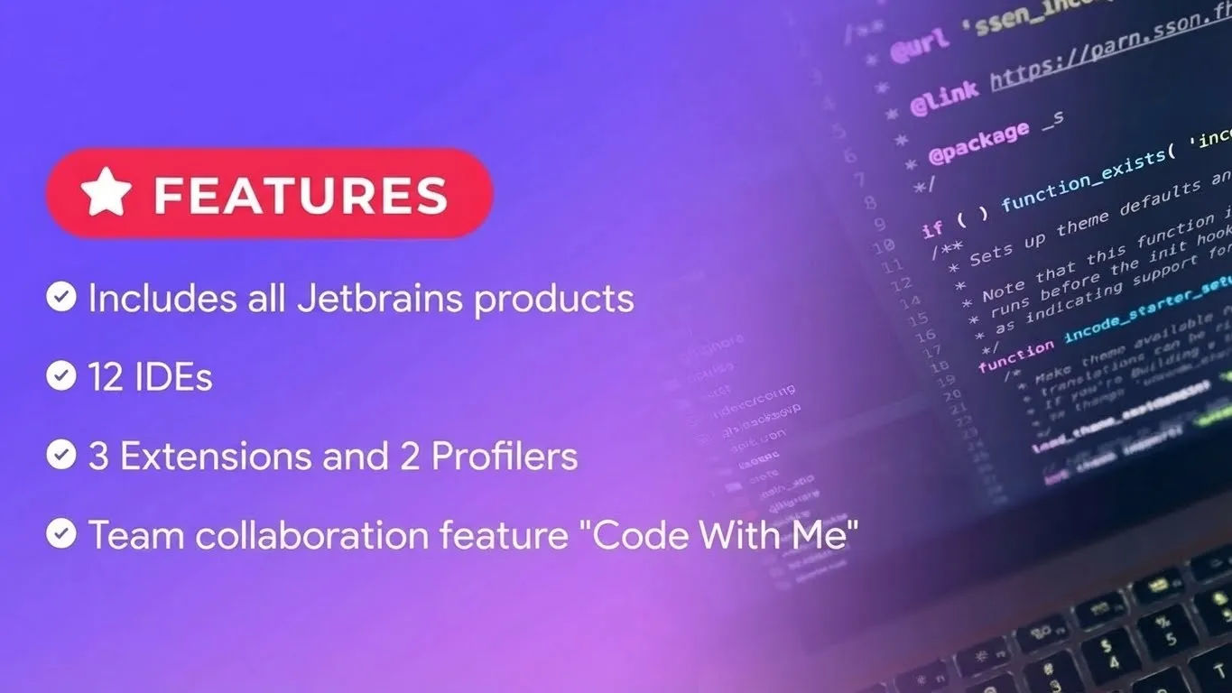 JetBrains All Products Pack - Official Personal Upgrade - Buy JetBrains All Products Pack - Official Personal Upgrade cheap at EmpireTech - Image 2
