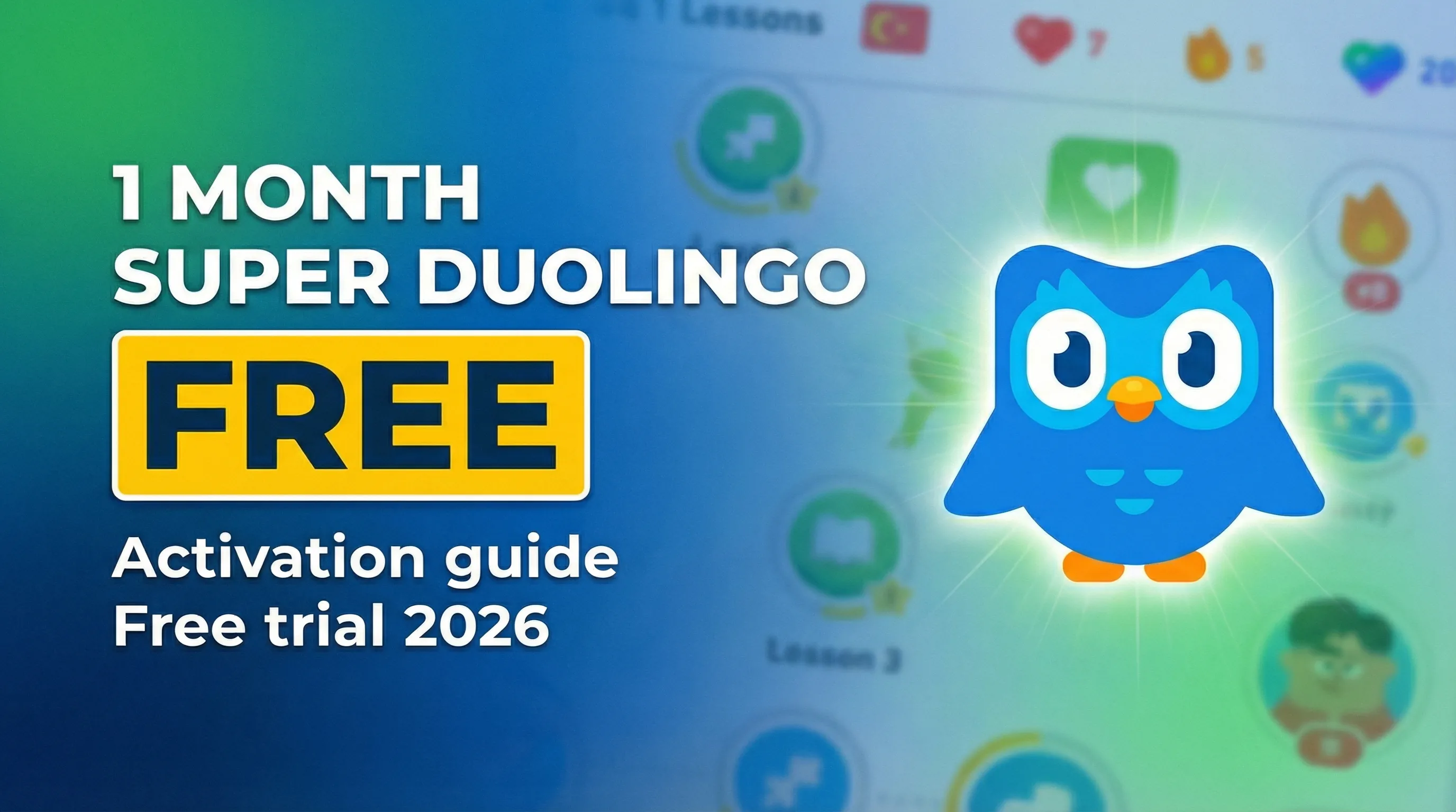 How to Get 1 Month Super Duolingo Free Trial (2026 Guide)