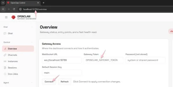 truy cap dashboard openclaw vps
